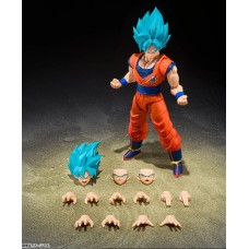IN STOCK BANDAI SHF SUPER SAIYAN GOD SUPER SAIYAN SON GOKU BLUE POWER TRANSCENDING LIMITS TAMASHII NATIONS 3.0