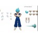 MP model MU001-B oni masked nightwalker blue hair vegetto action figure toy early SEP release