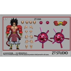 Proorder ZT model 04A SSJ4 black hair Broly with special effect big size SEP release