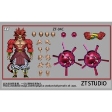 Proorder ZT model 04C SSJ4 red hair Broly with special effect big size SEP release