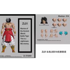 IN STOCK  ZL Warrior of ancient Black hair Broly action figure toy ZL01A