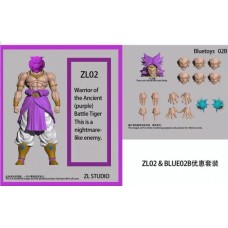 OUT OF STOCK  ZL Warrior of ancient purple hair Broly action figure toy ZL02
