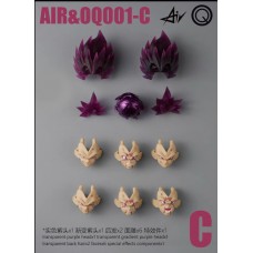 IN STOCK AIR OQ001 Ultra Ego self extreme vegeta hair head transparent color C 