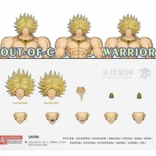 IN STOCK DKO out of control warrior Broly Yellow Hair face accessories
