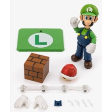 IN STOCK BANDAI SHF The Super Mario Luigi action figure toy