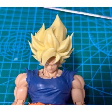 SS1 Goku Hair solid color (without body and face)  about 15 days send