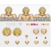 IN STOCK DKO out of control warrior broly yellow hair face accessories