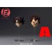 IN STOCK Re Custom brown blood damage Goku and vegeta head accessories