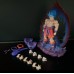 IN STOCK EC TOYS Kaiohken blue hair Goku action figure with stand