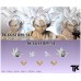 IN STOCK TK custom technique of the god 014 goku transparent white hair head