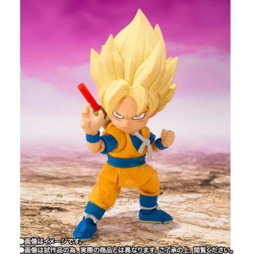 IN STOCK BANDAI SHF daima Super Saiyan Son Goku mini action figure