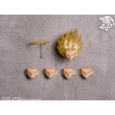 IN STOCK DKO super saiyan SSJ2 Son Goku head face hair accessories Transparent color