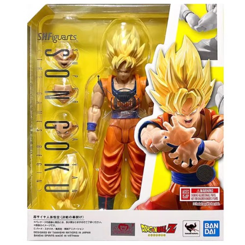 IN STOCK BANDAI SHF the games begin super saiyan Son Goku action figure toy 3.0 new body
