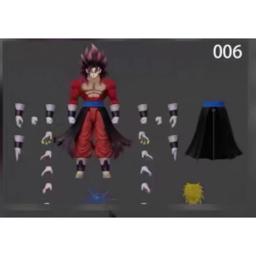 IN STOCK Kong model xis eared macaque MA006 Vegito vegetto Xeno red hair action figure