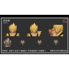 Proorder GM SSJ Gogeta yellow hair face solid color （suit for Kamione and Demoniacal Fit Gogeta)  release at JAN 2026