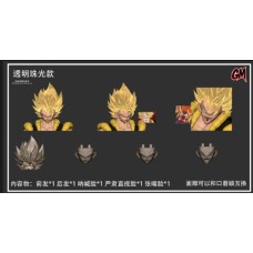 Proorder GM SSJ Gogeta yellow hair face transparent color （suit for Kamione and Demoniacal Fit Gogeta)  release at JAN 2026