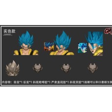 Proorder GM Gogeta blue hair face solid color （suit for Kamione and Demoniacal Fit Gogeta)  release at JAN 2026  