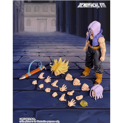 IN STOCK Demoniacal fit the coming one top gun ssj trunks action figure toy