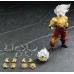 IN STOCK NT blood damage magazine white hair Son Goku action figure