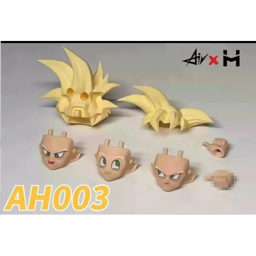 IN STOCK AH003 super saiyan Son Gohan head hair accessories