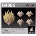 HA006 ssj2 Son Gohan solid color hair face hand accessories 20th release