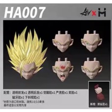 HA007 ssj2 Son Gohan transparent color hair face hand accessories