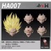 HA007 ssj2 Son Gohan transparent color hair face hand accessories