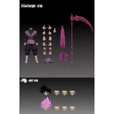 Proorder Vitoforge 01A NUT black goku action figure with head hair set