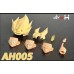 OUT OF STOCK HM AH full power ssj Goku head hair hand accessories