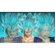 IN STOCK TK Custom Vegetto Vegetio blue head hair accessories transparent color	