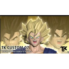 IN STOCK TK Custom Vegetto Vegetio yellow black head hair accessories